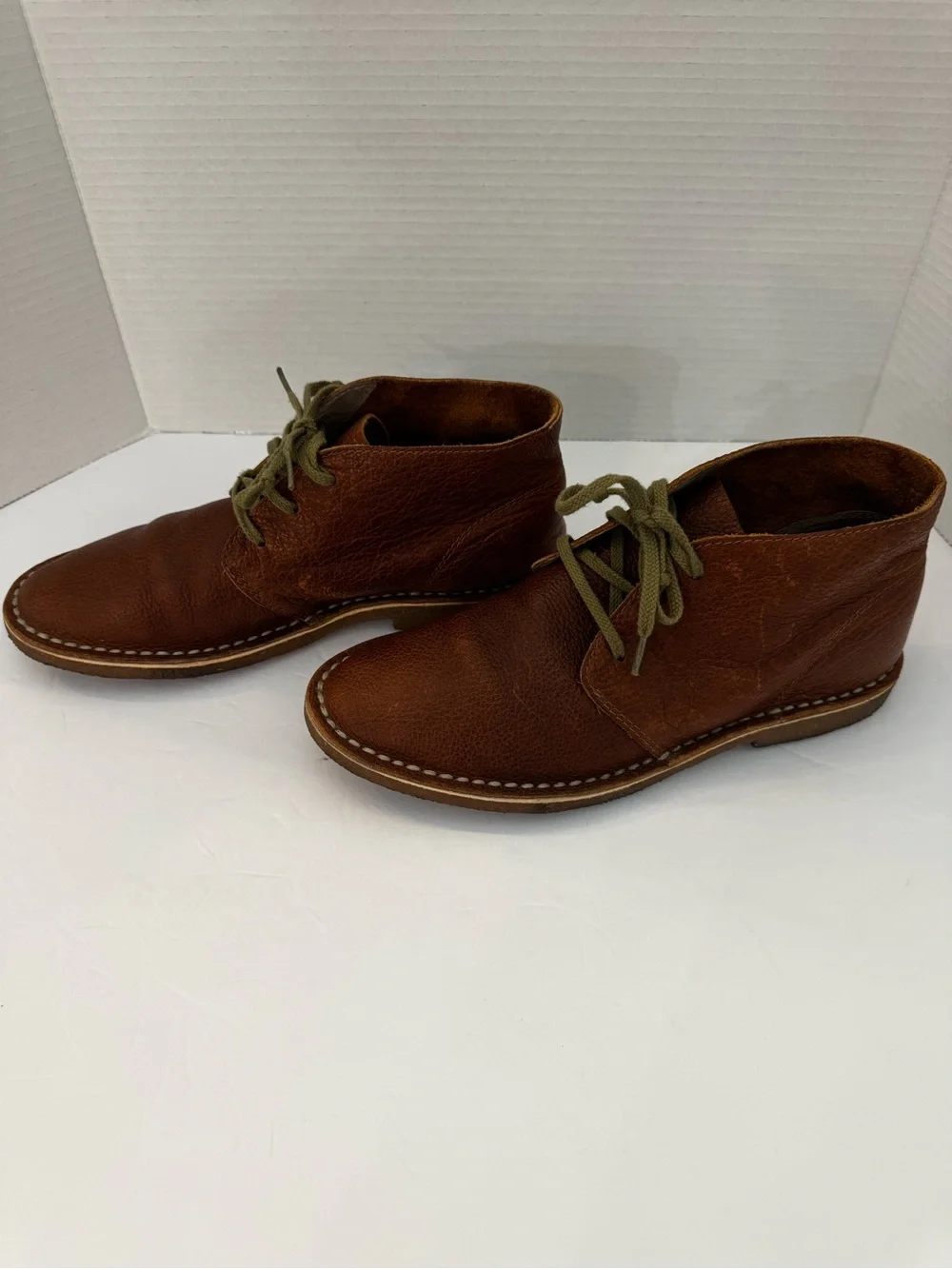 SeaVees 12/67 3 Eye Chukka Boots Brass Waxed Rare size 9.5